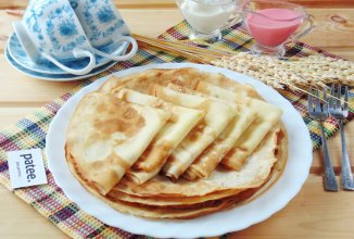 Блины на сгущенном молоке