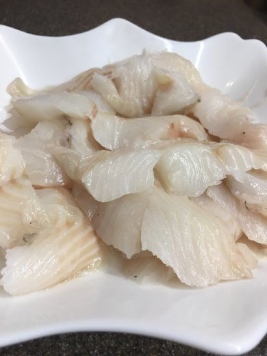 Слабосоленый палтус в коньяке - Шаг 2