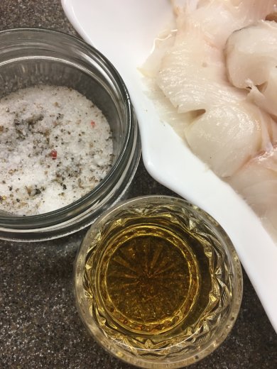 Слабосоленый палтус в коньяке - Шаг 3