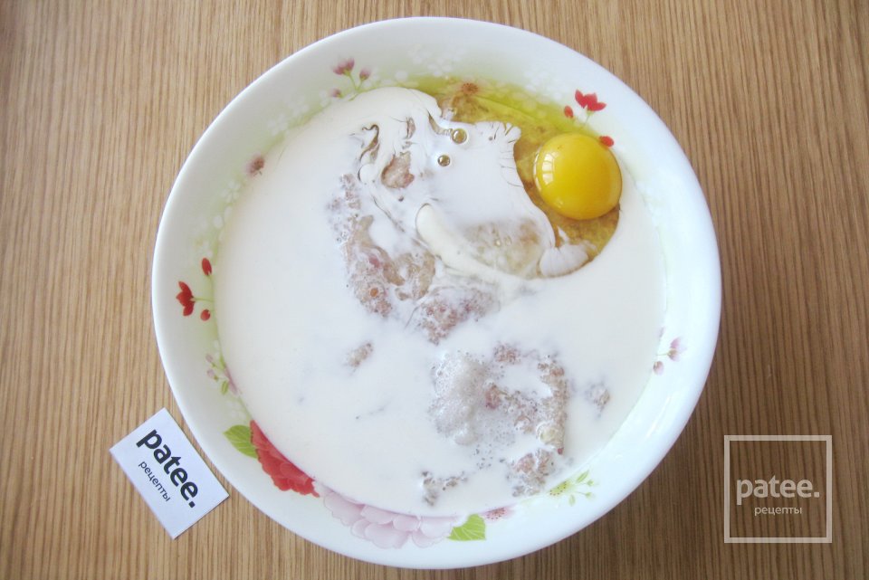 Мясное суфле с грибами - Шаг 8