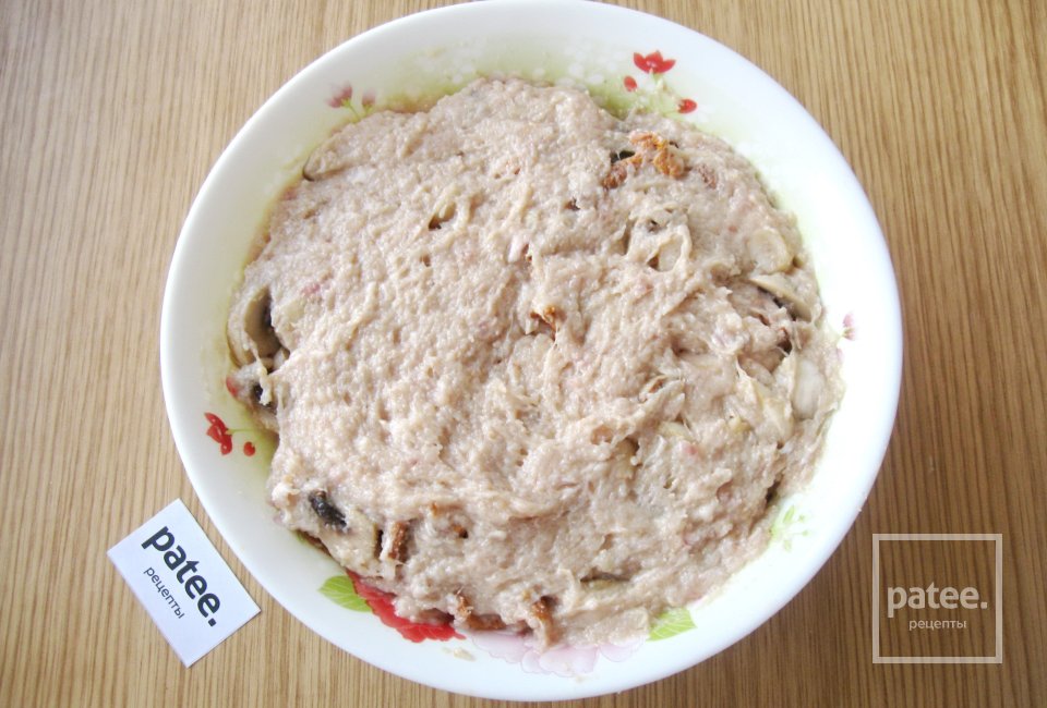 Мясное суфле с грибами - Шаг 14