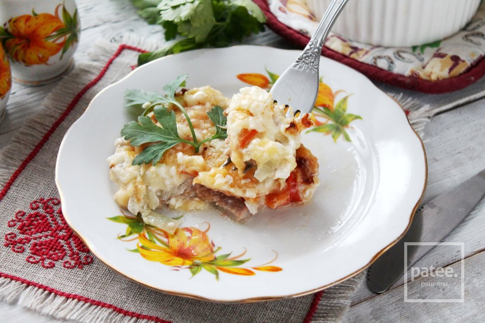 Свиные отбивные с помидором, сыром и соусом ткемали - Шаг 20