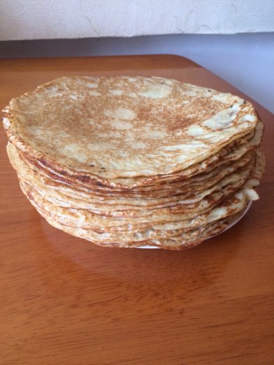 Блинный торт с ягодами - Шаг 1