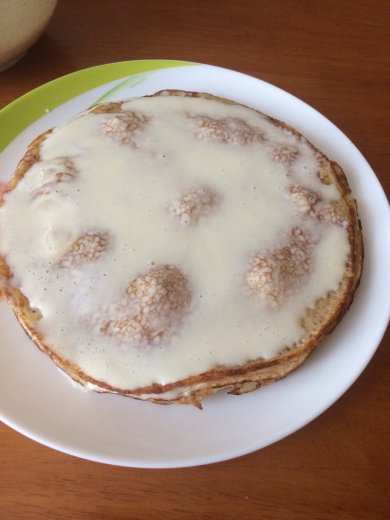 Блинный торт с ягодами - Шаг 5