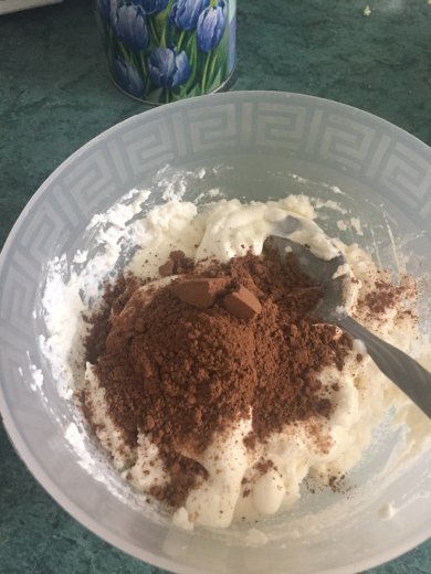 Блинный торт с шоколадным кремом - Шаг 4