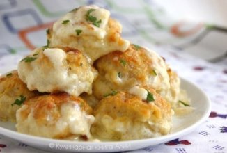 Куриные шарики в соусе