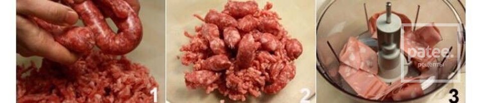 Спагетти с фрикадельками в томатном соусе. - Шаг 1