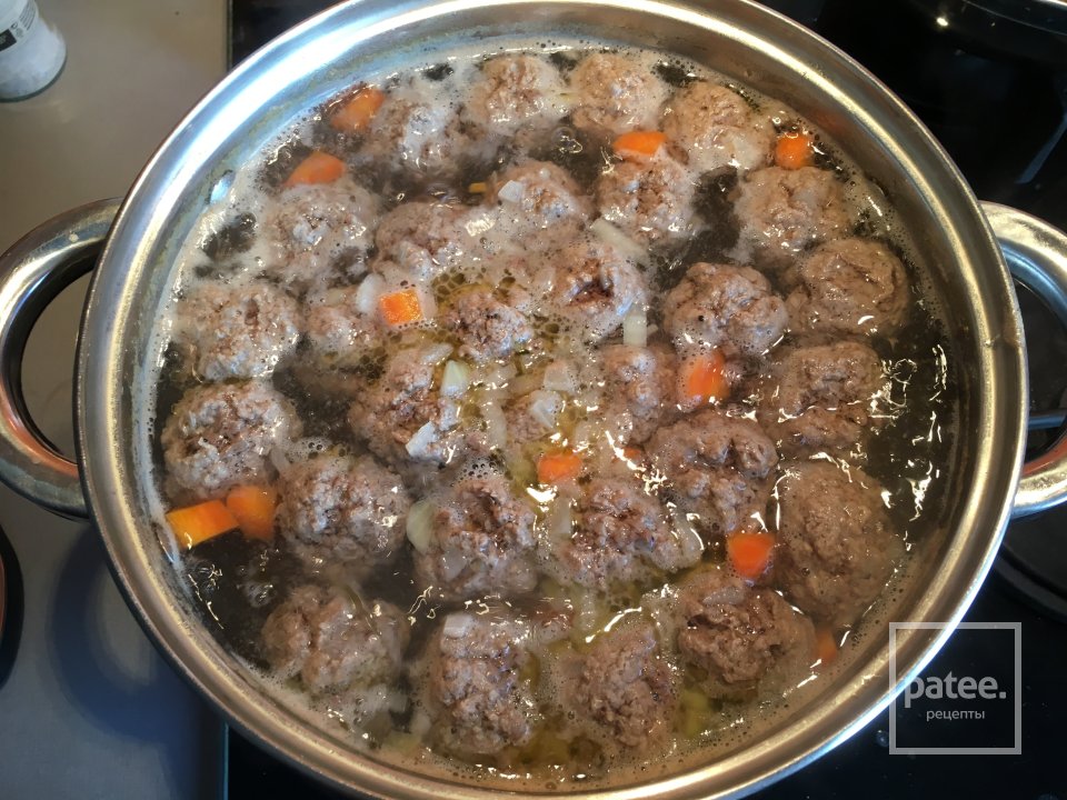 Суп с фрикадельками - Шаг 5