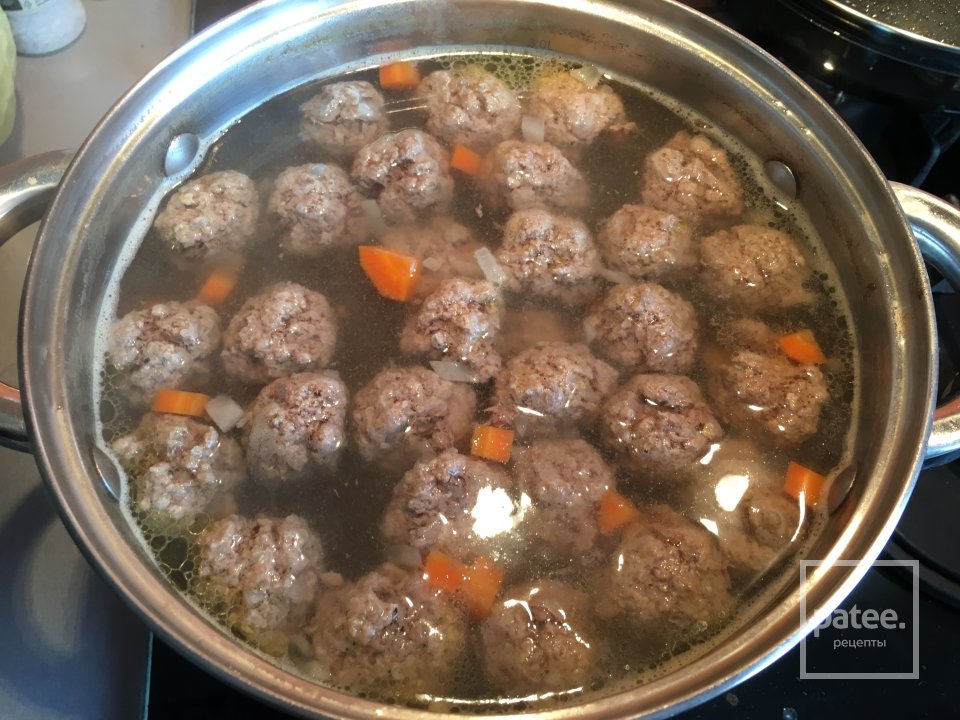 Суп с фрикадельками - Шаг 6
