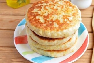 Сырные лепёшки на кефире