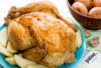 Курица в майонезе с чесноком