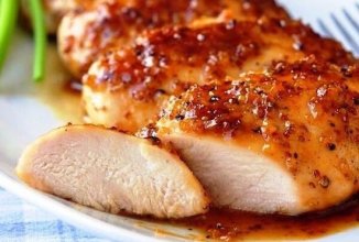 Куриная грудка в медово-горчичном соусе! 🍗