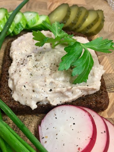 Постный паштет из картофеля и грецких орехов - Шаг 3