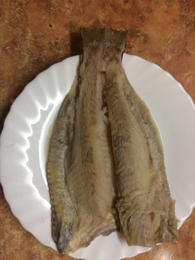 Камбала фаршированная креветками и сыром. - Шаг 1