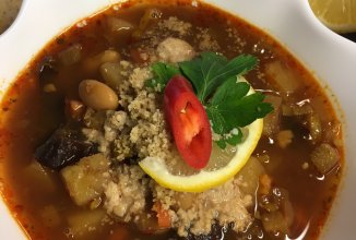 Постная "папина" солянка