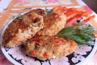 Котлетки с болгарским перчиком