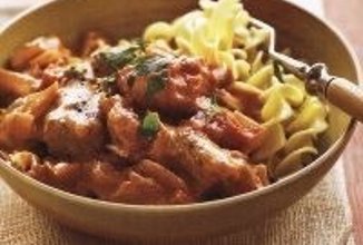 Свинина в томатно-сметанном соусе