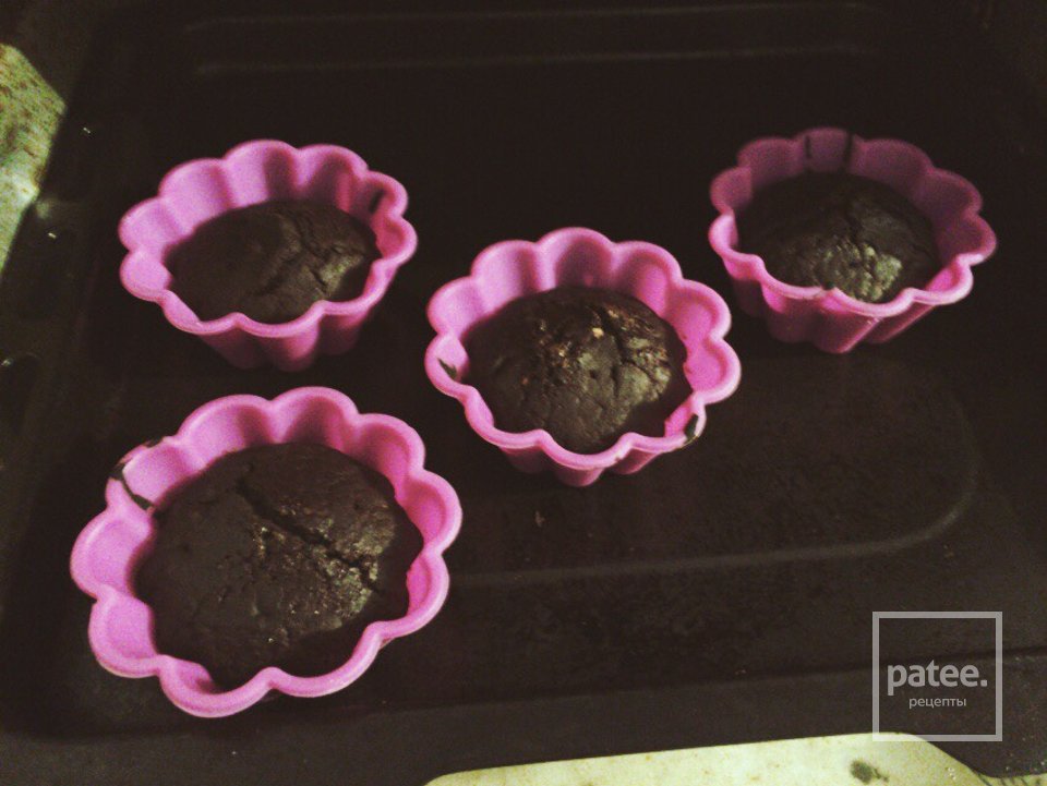 Постные шоколадные кексы - Шаг 4