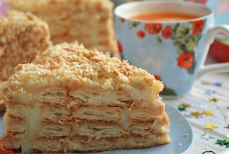 ТОРТ "ЛЕНИВЫЙ НАПОЛЕОН" 🍰