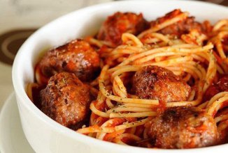 СПАГЕТТИ С МЯСНЫМИ ШАРИКАМИ В ТОМАТНОМ СОУСЕ 🍅