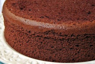Полезный шоколадный бисквит