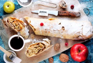 Штрудель с яблоками