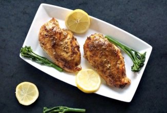 Запечённая курица в медово-горчичной заправке