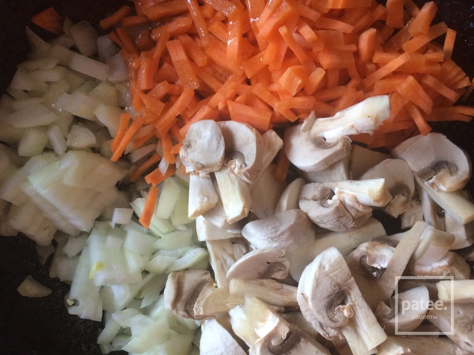 Гречка с овощами и сыром Дор бою. - Шаг 2