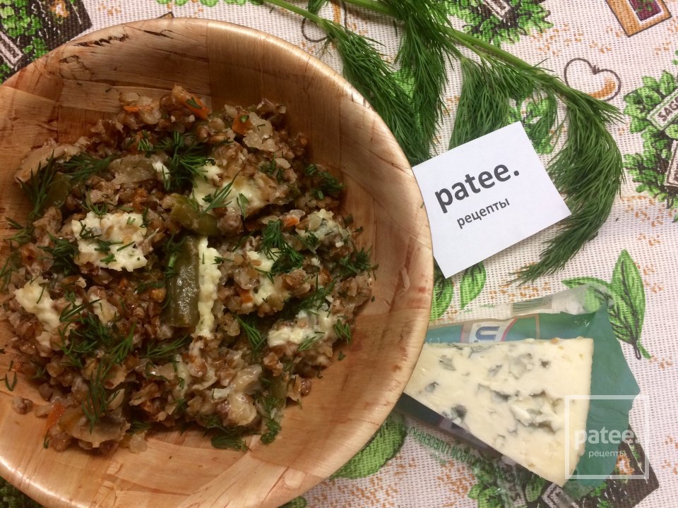 Гречка с овощами и сыром Дор бою. - Шаг 4