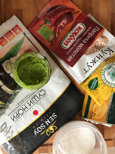 Чипсы из нори с кунжутом - Шаг 1