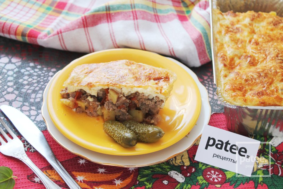 Мусака из свинины и картофеля по-болгарски - Шаг 29