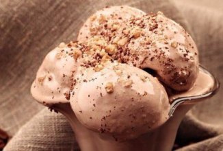 Мороженое из банана и какао