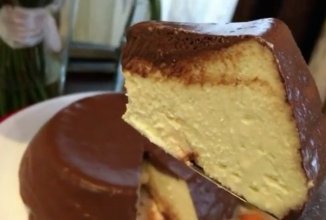 Творожная запеканка без муки под глазурью🍮