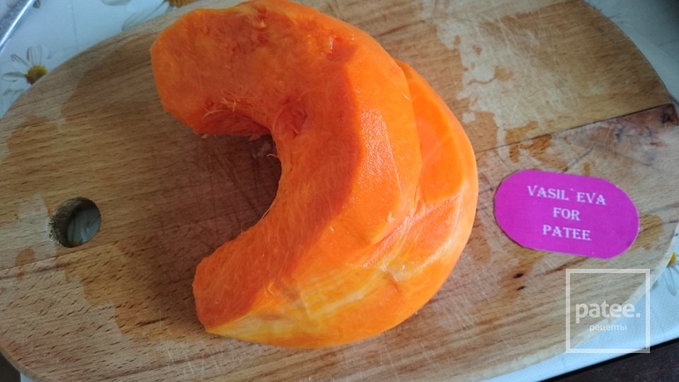 "Мраморная" тыквенно-творожная запеканка в мультиварке - Шаг 4