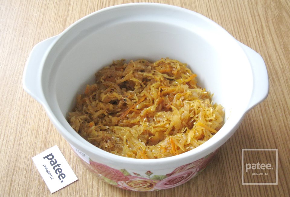 Свиные ребрышки с квашеной капустой в духовке - Шаг 13