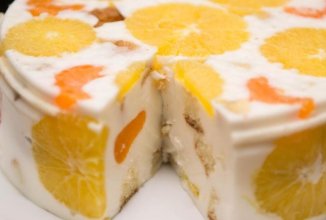 Желейный торт с фруктами