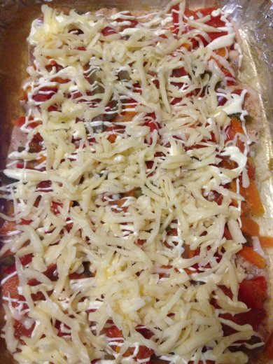 Куриное филе запечённое с овощами. - Шаг 4