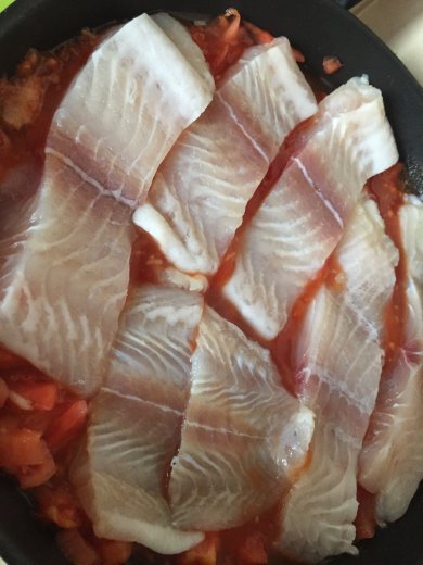 ПП Белая рыба , тушеная в томате - Шаг 3