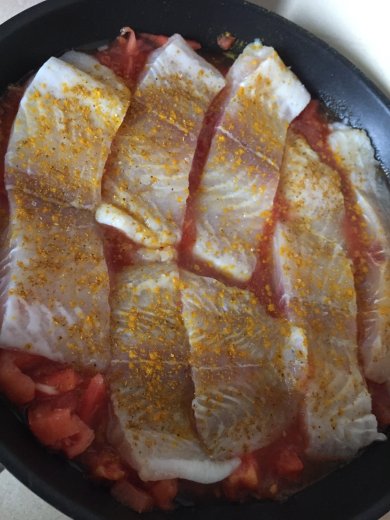 ПП Белая рыба , тушеная в томате - Шаг 4