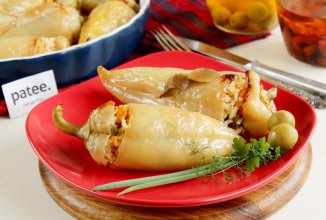 Постный фаршированный перец