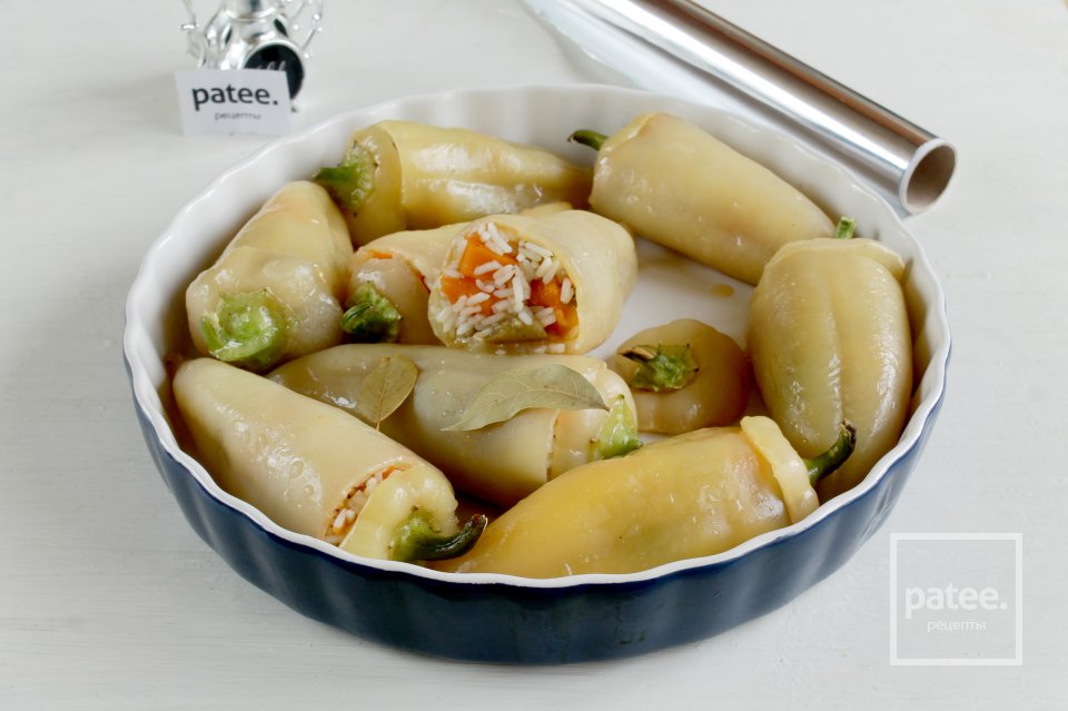 Постный фаршированный перец - Шаг 7