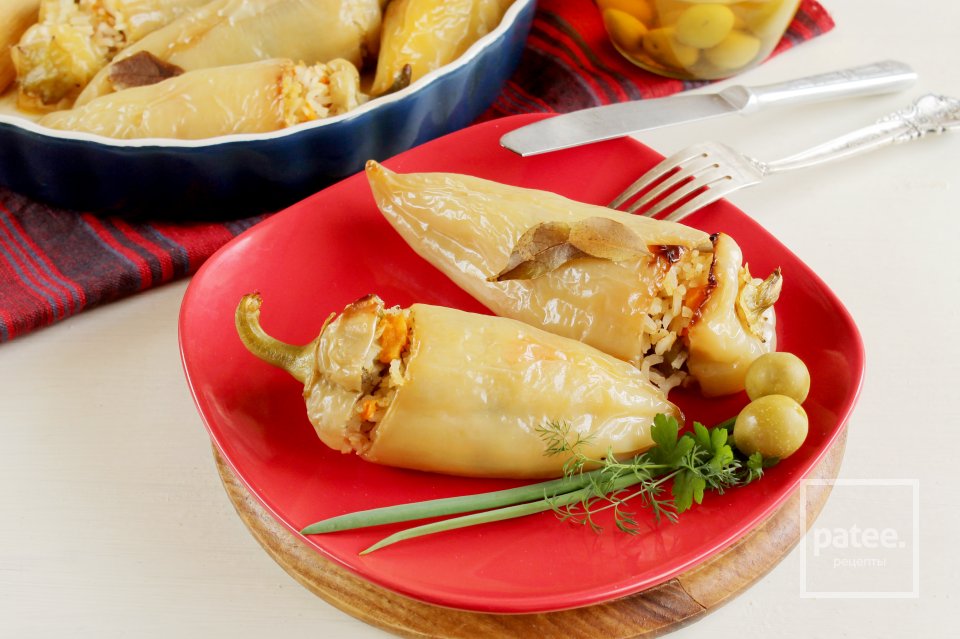 Постный фаршированный перец - Шаг 10