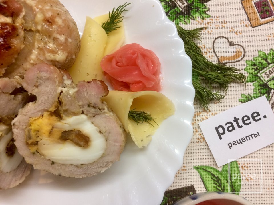 Мясные мешочки с фаршированными яйцами. - Шаг 6