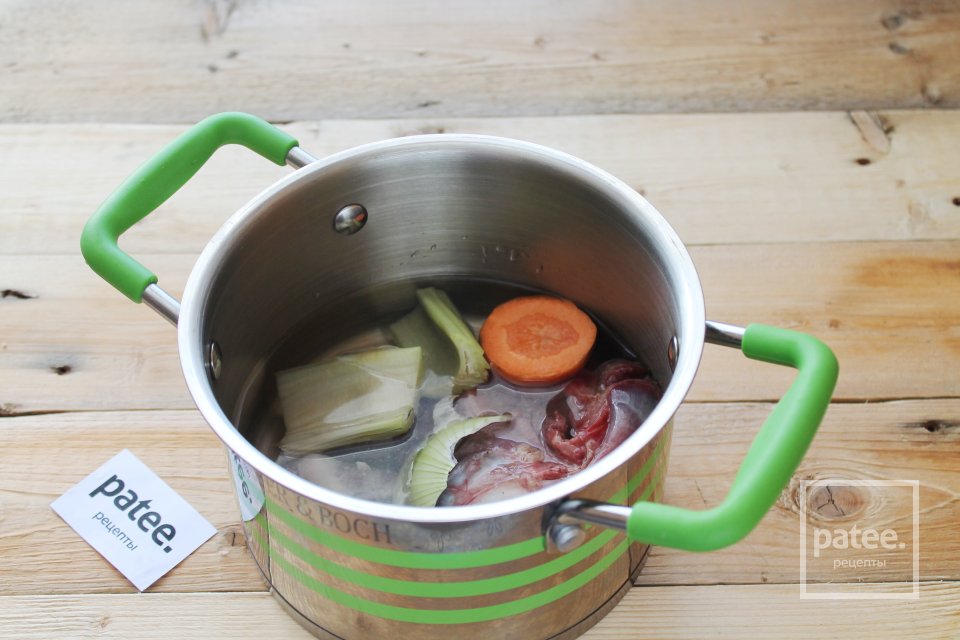 Борщ с потрошками и беконом - Шаг 3