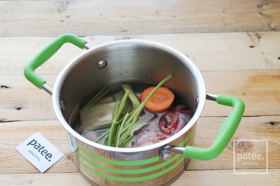 Борщ с потрошками и беконом - Шаг 4