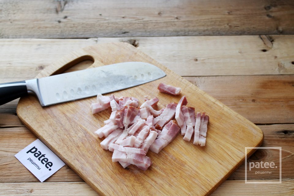 Борщ с потрошками и беконом - Шаг 5