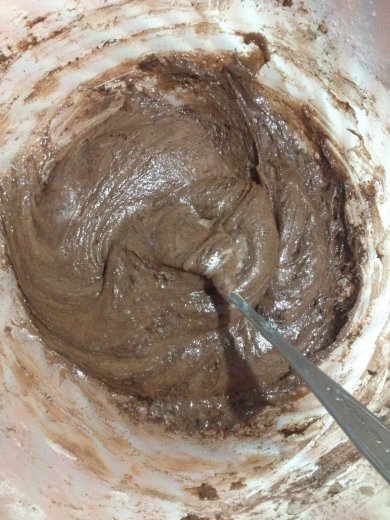 Кекс на сметане двухцветный. - Шаг 7