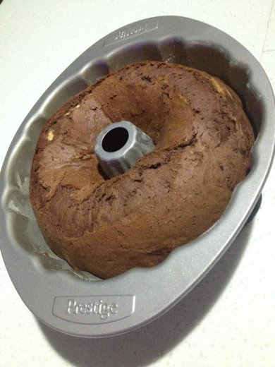 Кекс на сметане двухцветный. - Шаг 9