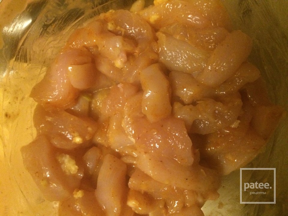 Курица с овощами в вине. - Шаг 1