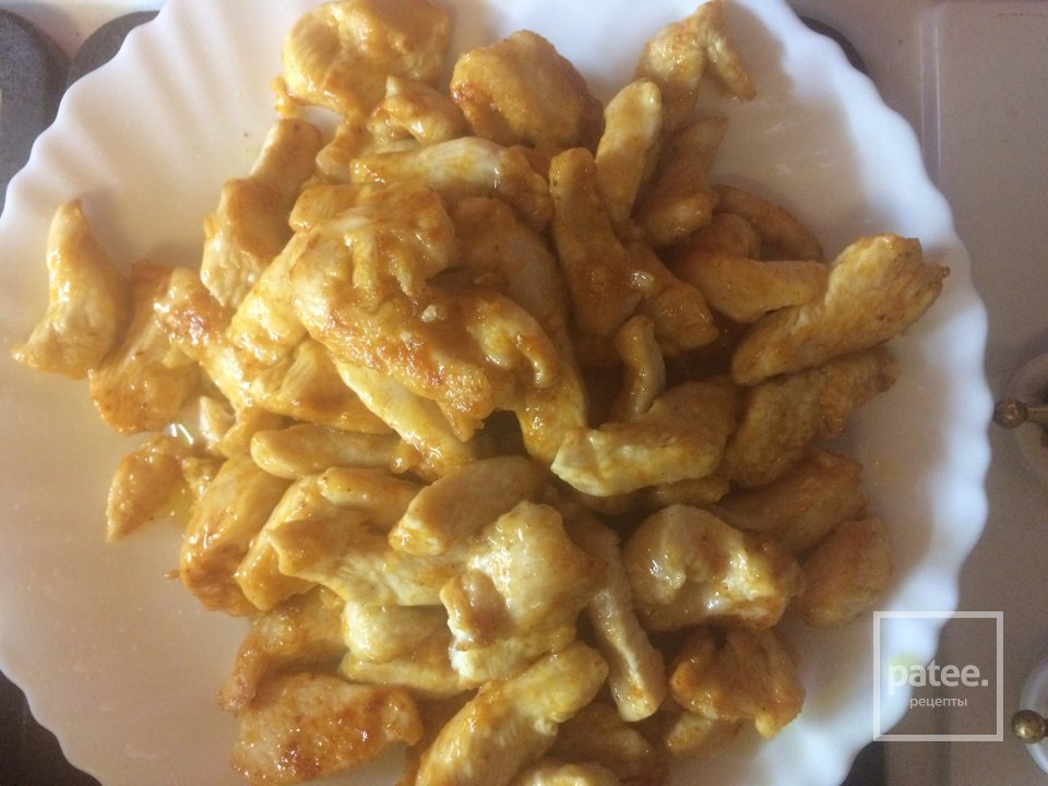 Курица с овощами в вине. - Шаг 4